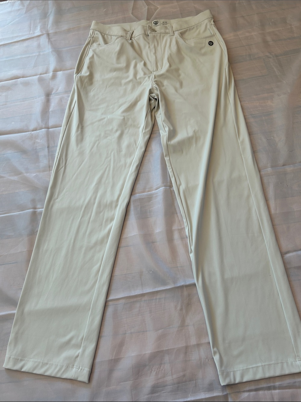 Graham Luxe Light Beige Dress Pants